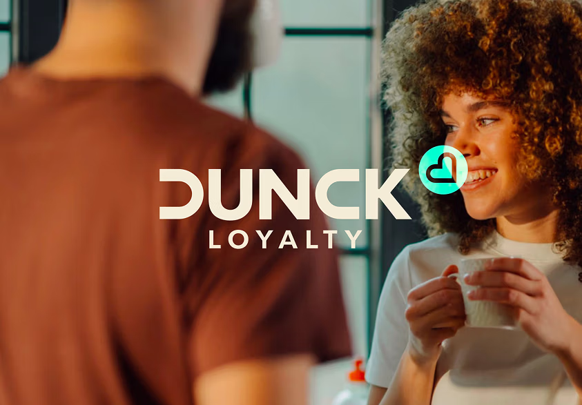 Dunck.nl live site after Webflow launch on desktop mockup